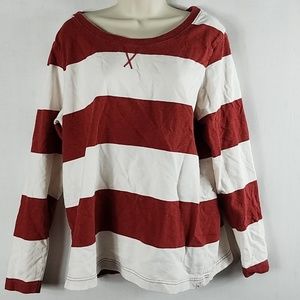 Eddie Bauer Striped Long Sleeve Top